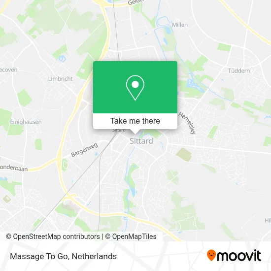 Massage To Go map