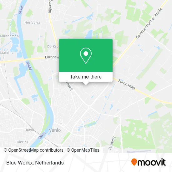 Blue Workx map