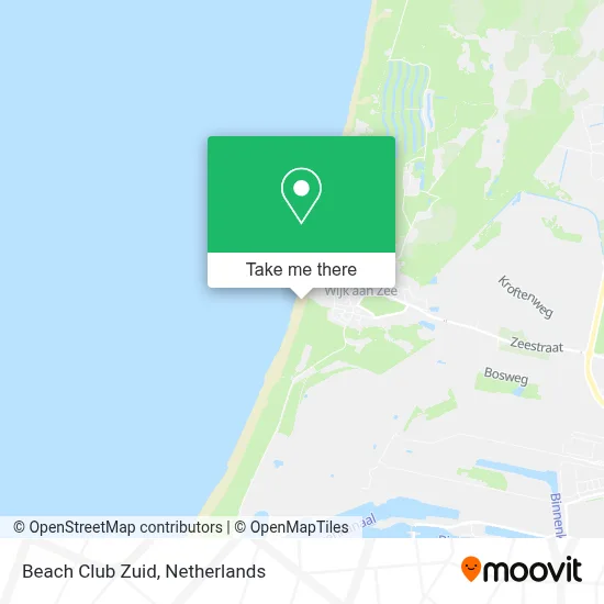 Beach Club Zuid Karte