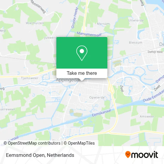 Eemsmond Open map