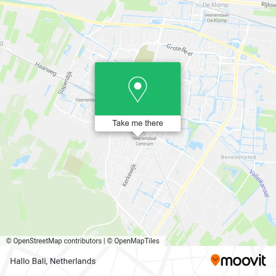 Hallo Bali map