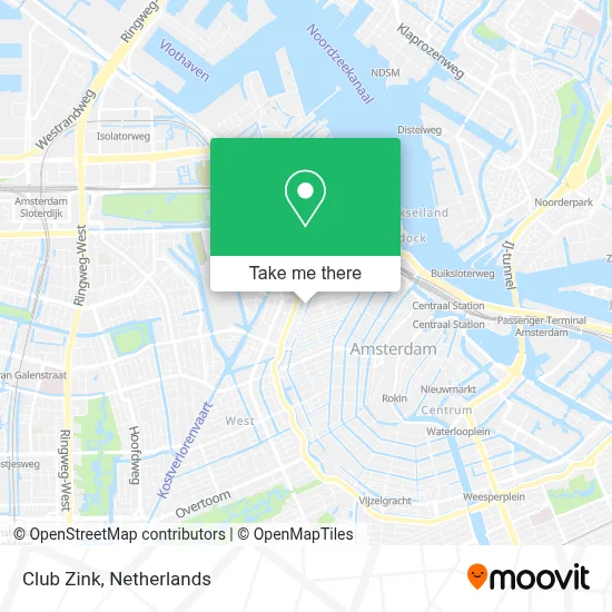 Club Zink map