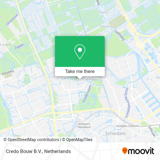 Credo Bouw B.V. map