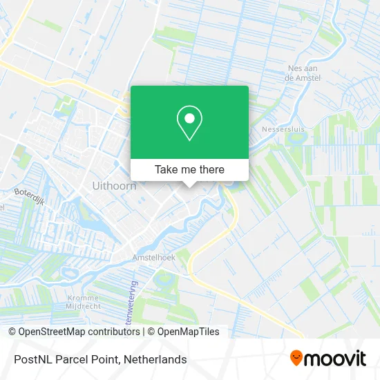 Postnl Pakketpunt map