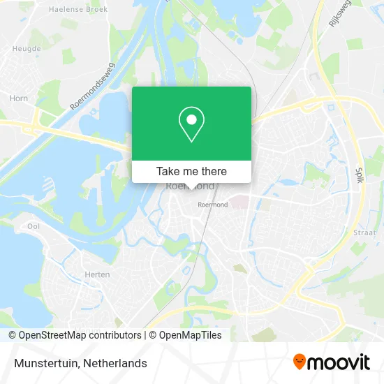 Munstertuin map