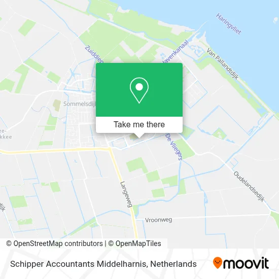 Schipper Accountants Middelharnis map