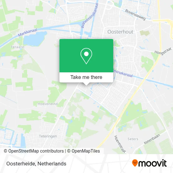 Oosterheide map