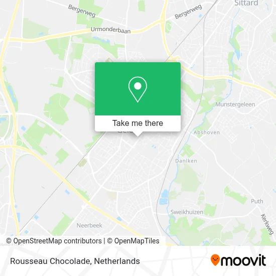 Rousseau Chocolade map