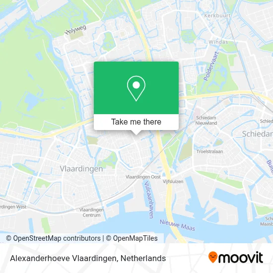 Alexanderhoeve Vlaardingen map