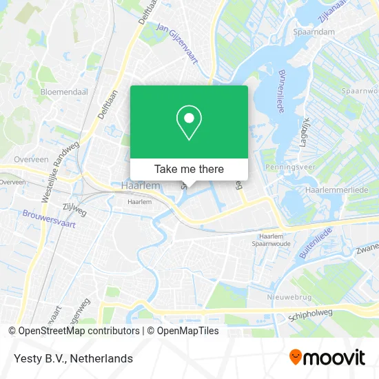 Yesty B.V. map
