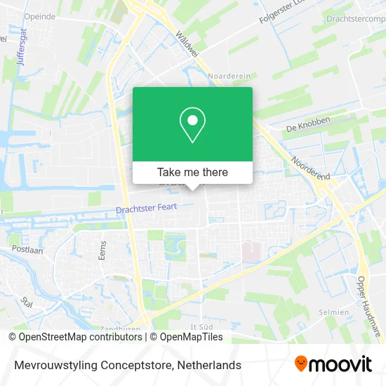 Mevrouwstyling Conceptstore map