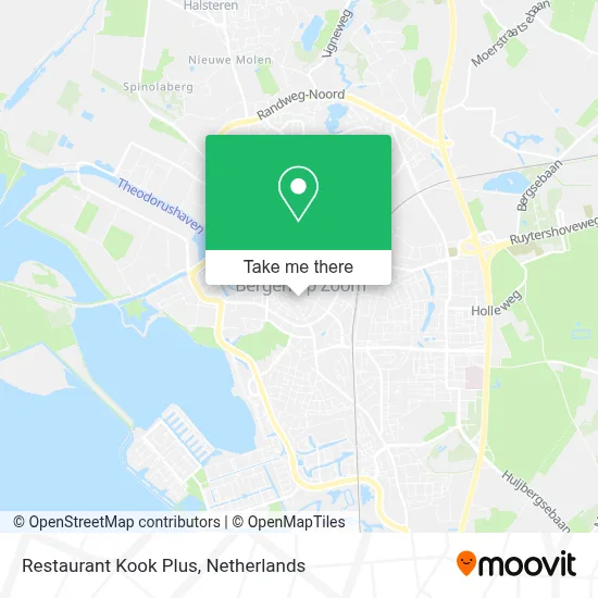 Restaurant Kook Plus map