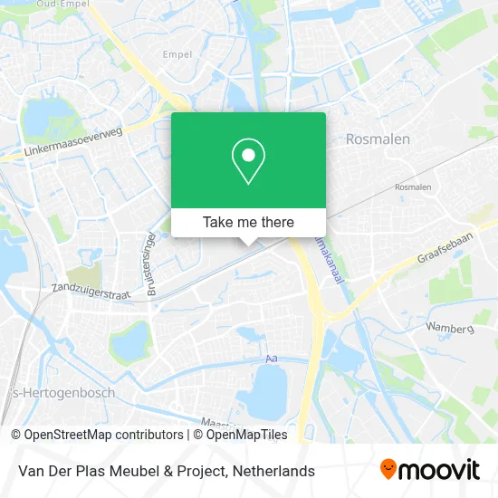 Van Der Plas Meubel & Project map
