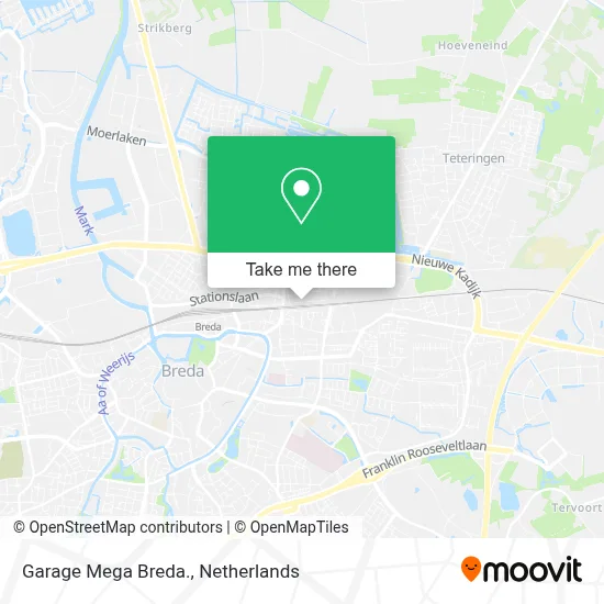 Garage Mega Breda. map
