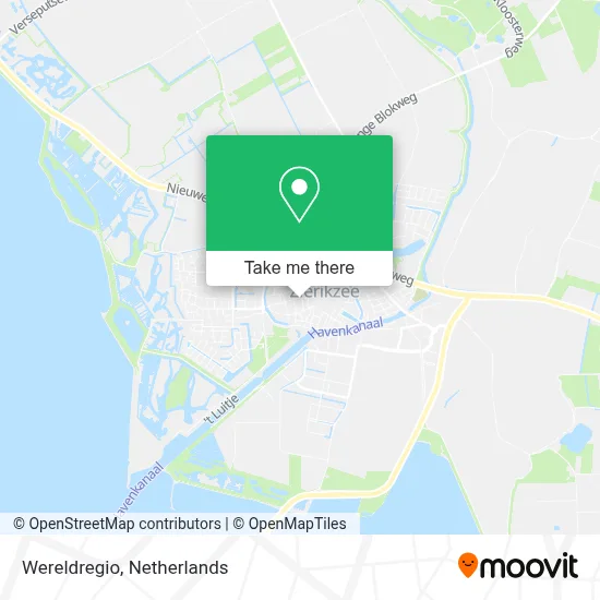Wereldregio map
