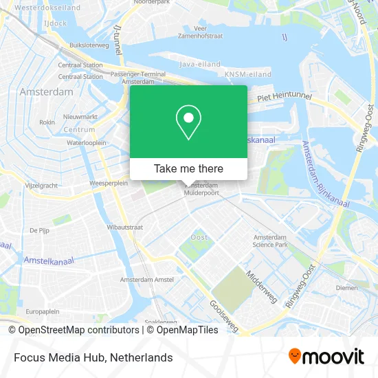 Focus Media Hub map
