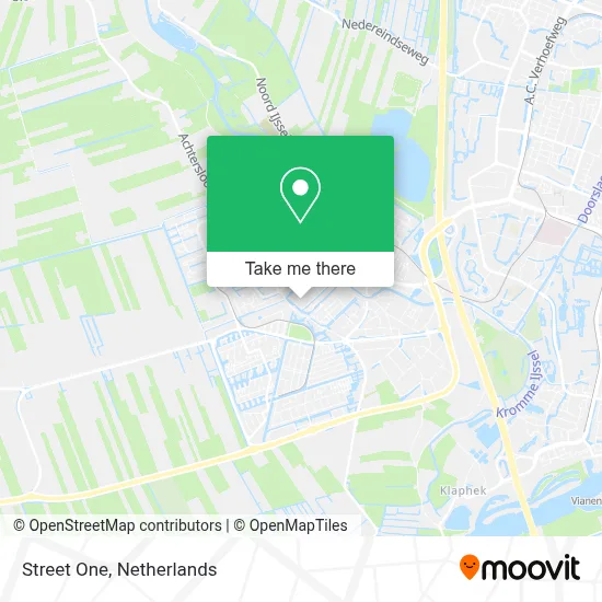 Street One map