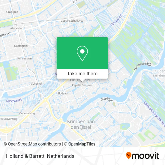 Holland & Barrett map