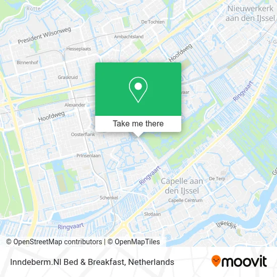 Inndeberm.Nl Bed & Breakfast map