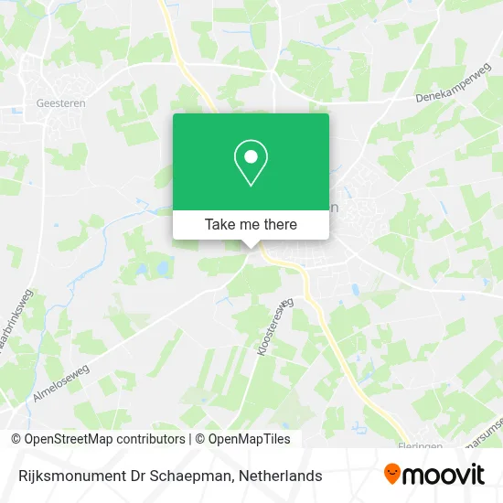 Rijksmonument Dr Schaepman map