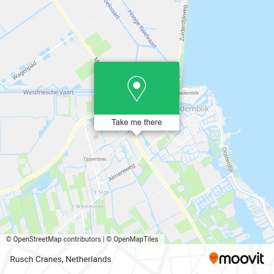 Rusch Cranes map