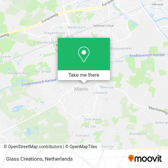 Glass Creations map