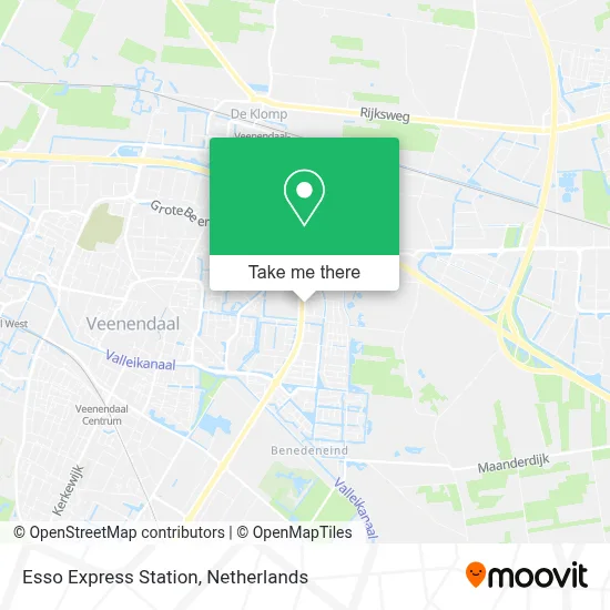Esso Express Station map