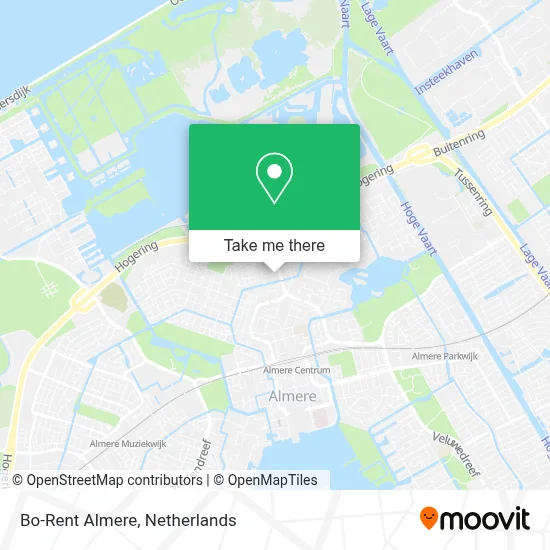 Bo-Rent Almere map