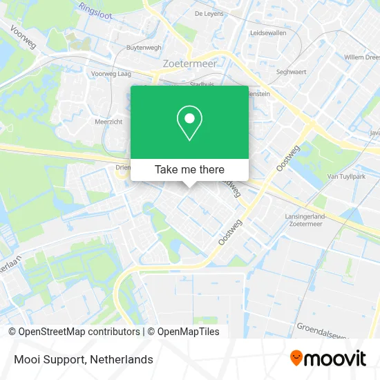 Mooi Support map