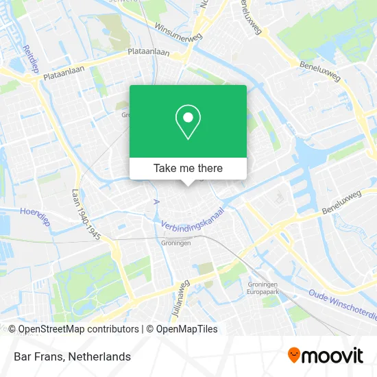 Bar Frans map