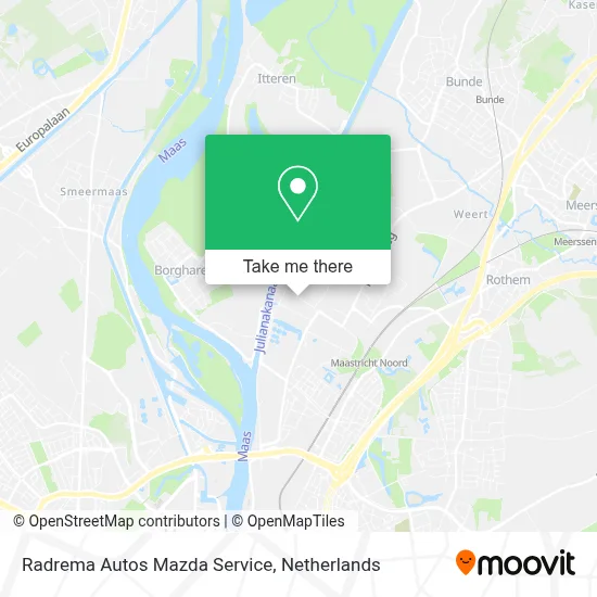 Radrema Autos Mazda Service map