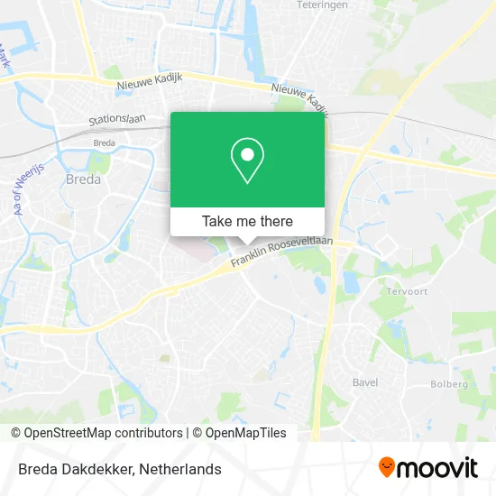 Breda Dakdekker map