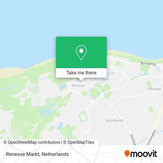 Renesse Markt map