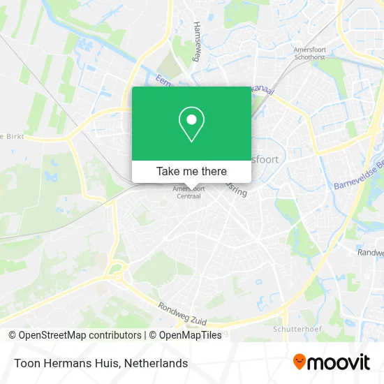 Toon Hermans Huis map