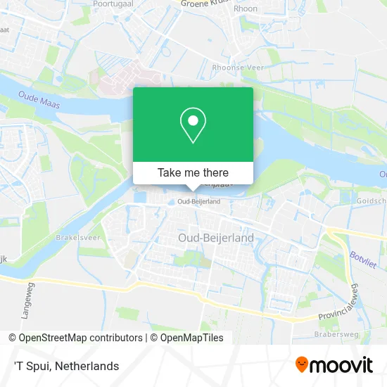 'T Spui map