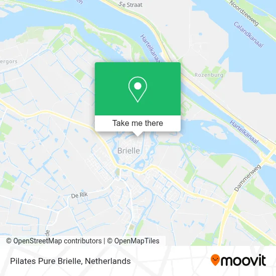 Pilates Pure Brielle map