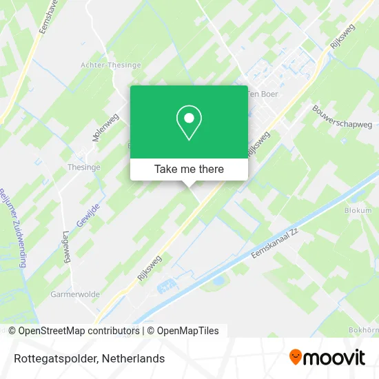 Rottegatspolder Karte