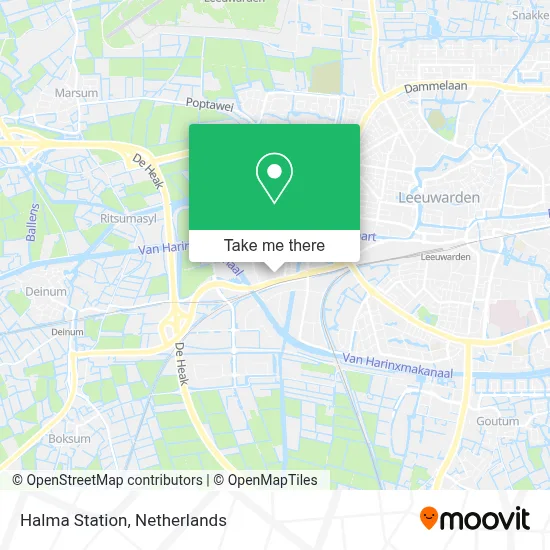 Halma Station map