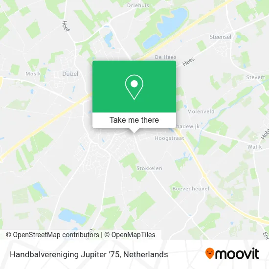 Handbalvereniging Jupiter '75 map