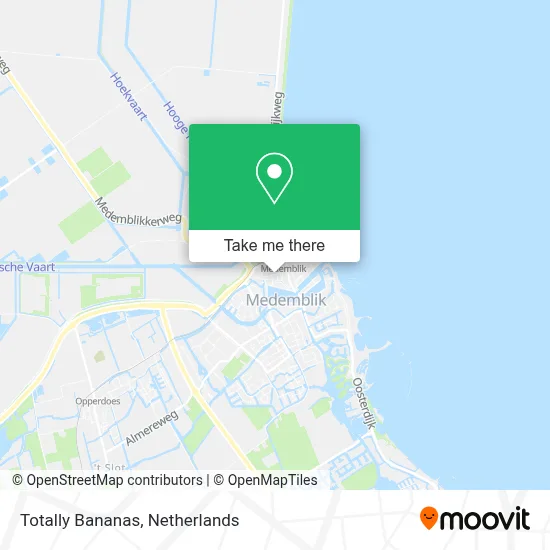 Totally Bananas map