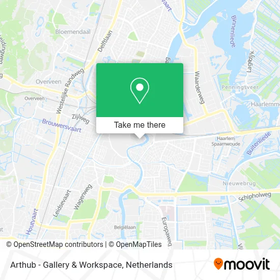 Arthub - Gallery & Workspace map