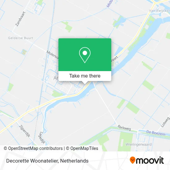 Decorette Woonatelier map