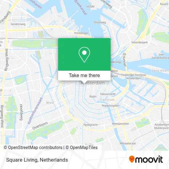 Square Living map