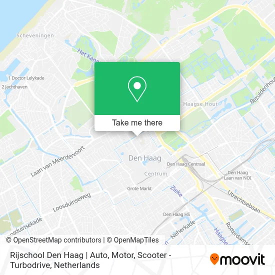 Rijschool Den Haag | Auto, Motor, Scooter - Turbodrive map