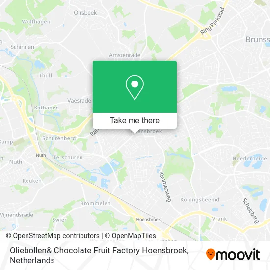 Oliebollen& Chocolate Fruit Factory Hoensbroek map