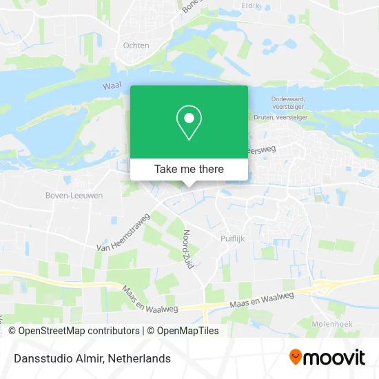 Dansstudio Almir map