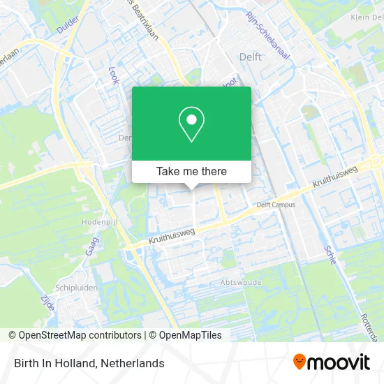 Birth In Holland map