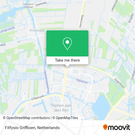 Fitfysio Griffioen map