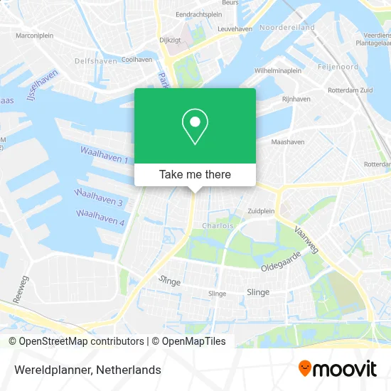 Wereldplanner map