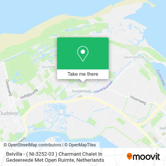 Belvilla - ( Nl-3252-03 ) Charmant Chalet In Gedeereede Met Open Ruimte Karte